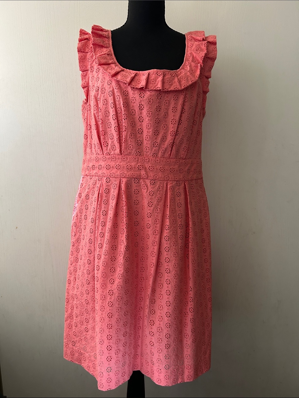 Juicy Couture Pink Eyelet Ruffle Sundress